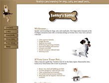 Tablet Screenshot of kenneyskennel.com
